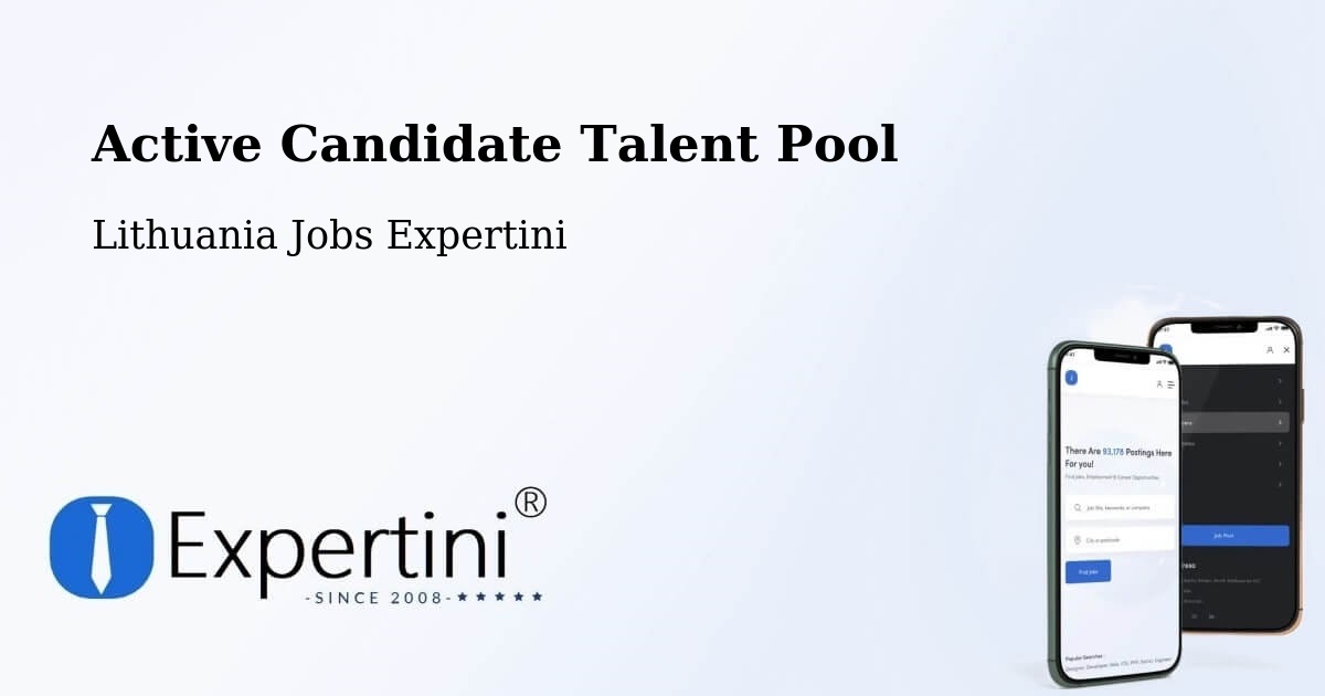 Active Candidate Talent Pool – Vievis - Lithuania Jobs Expertini