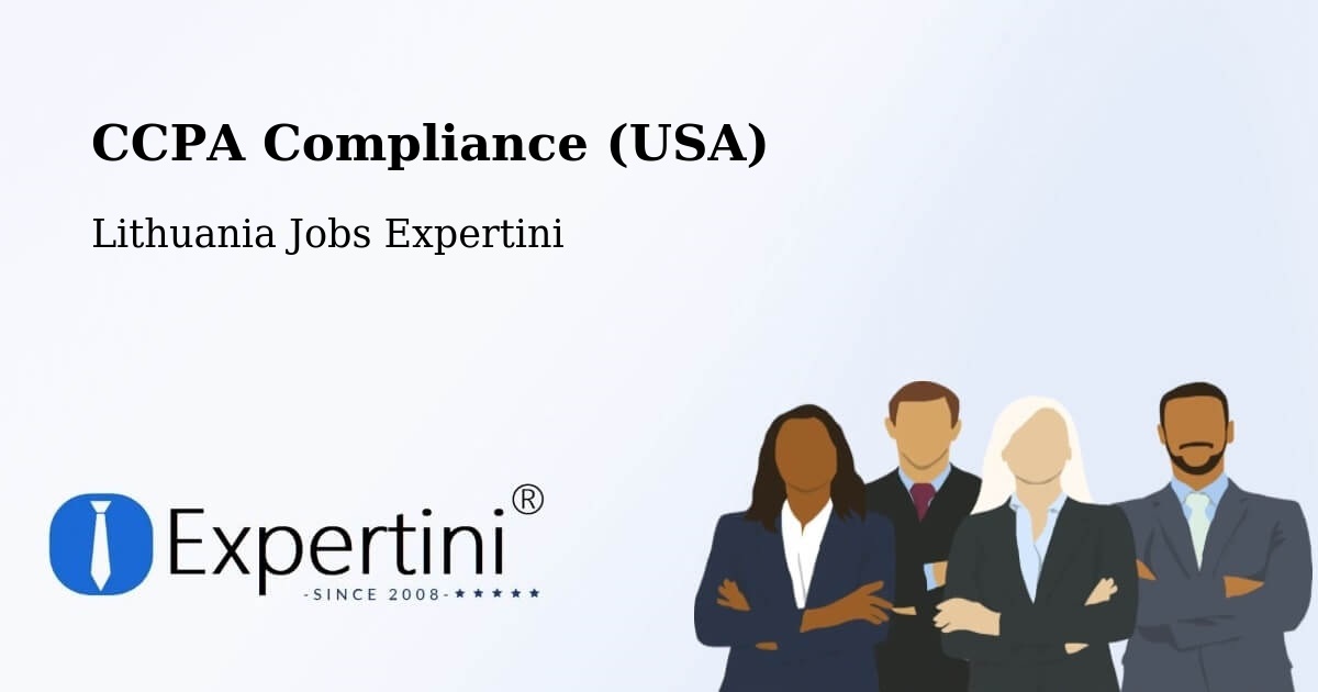 CCPA Privacy Rights & Compliance Notice – Vievis - Lithuania Jobs Expertini