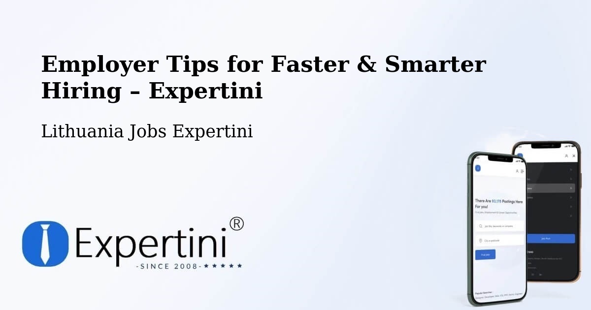 Employer Tips for Hiring & Recruitment – Vievis - Vievis, Lithuania Jobs Expertini