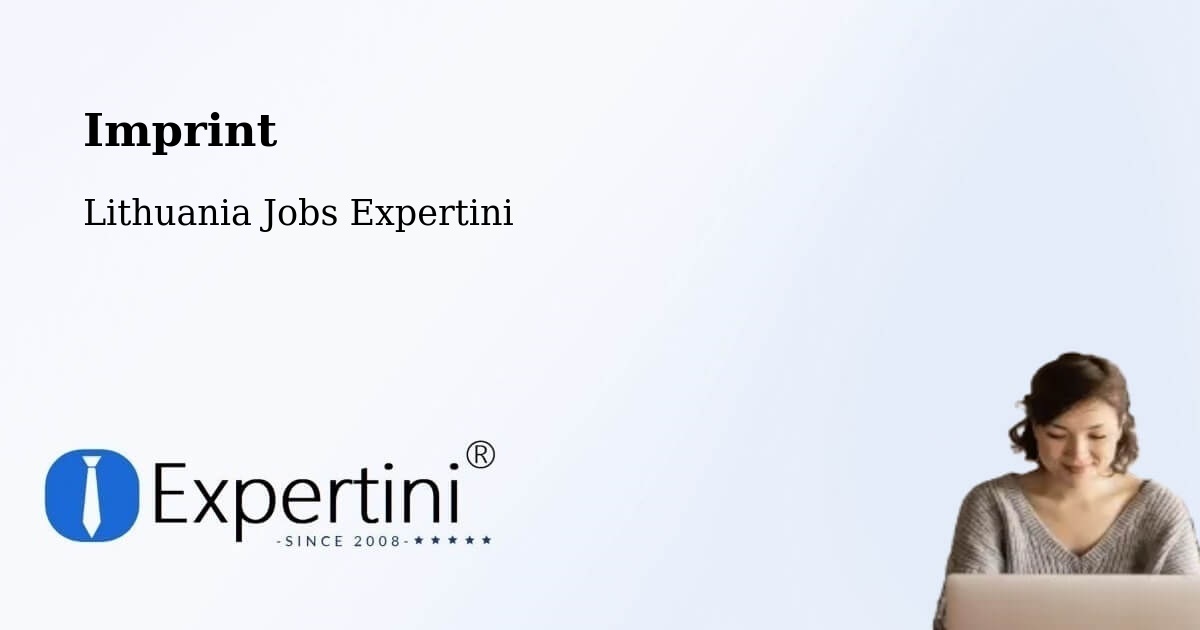 Imprint – Vievis - Lithuania Jobs Expertini