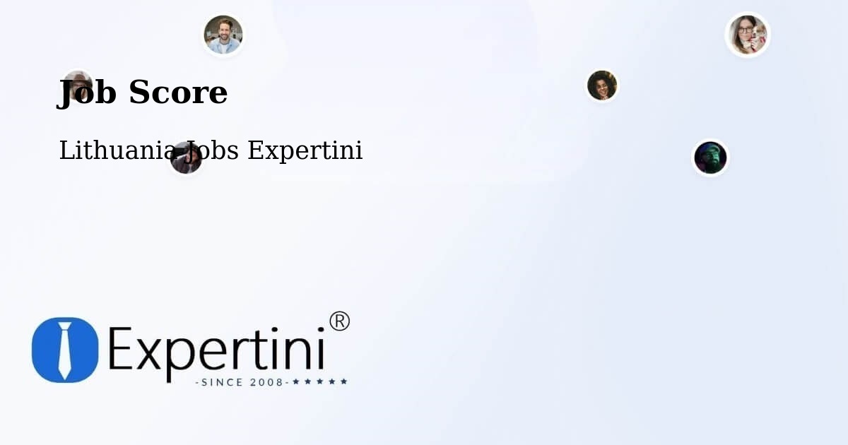 Job Score & Job Description Score Tool – Vievis - Lithuania Jobs Expertini