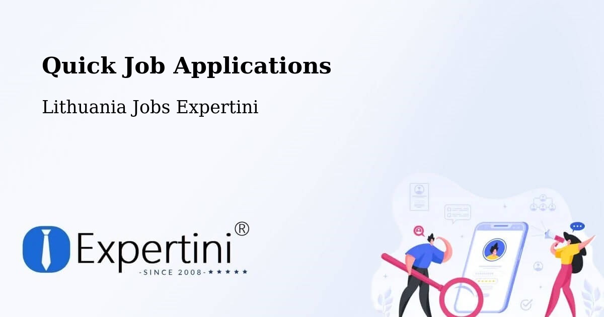 Quick Apply Feature – Vievis - Lithuania Jobs Expertini