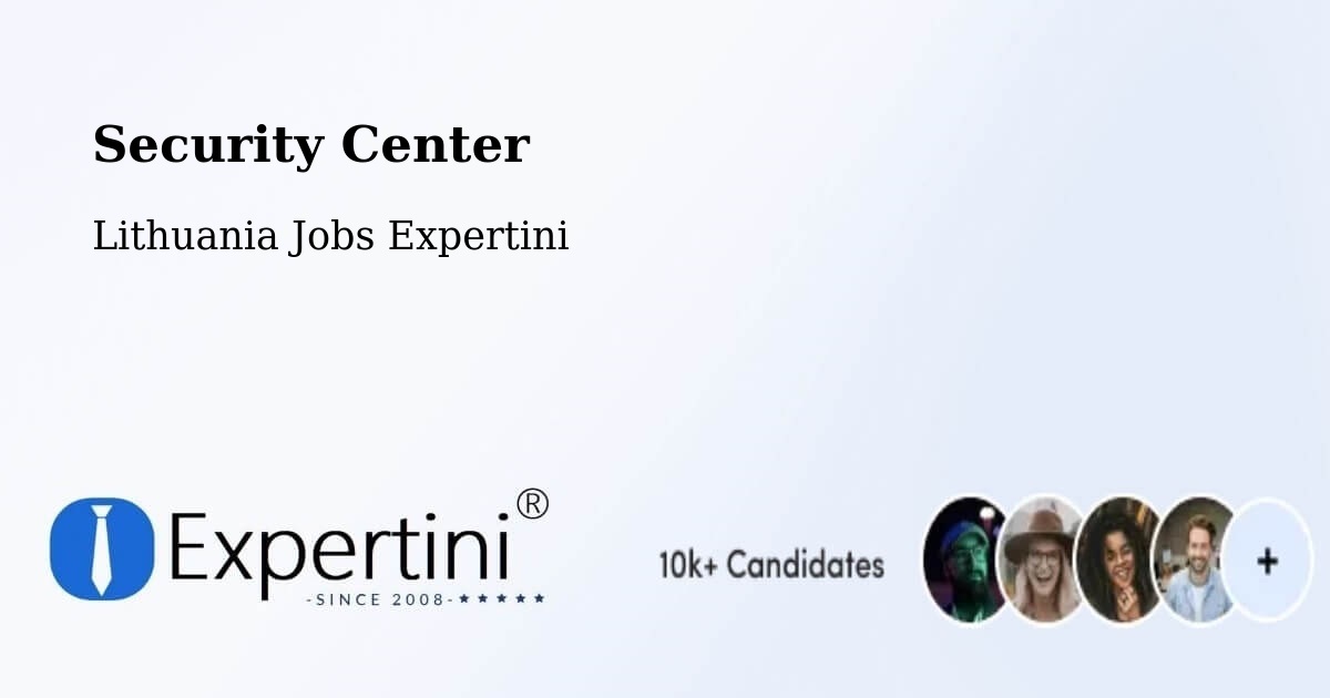 Security & Compliance – Vievis - Lithuania Jobs Expertini